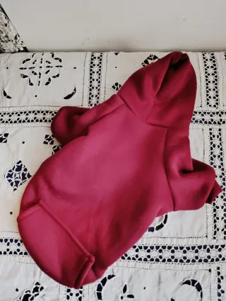 Felpa per cani tg M ma veste anche una S.