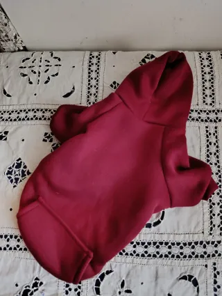 Felpa per cani tg M ma veste anche una S.