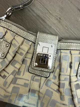 Borsa Guess vintage beige/argento