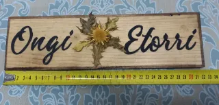 Letrero Ongi Etorri con Eguzkilore - 3 modelos