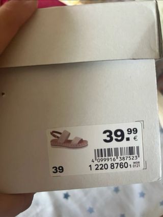 Sandalias Esprit Beige y Dorado