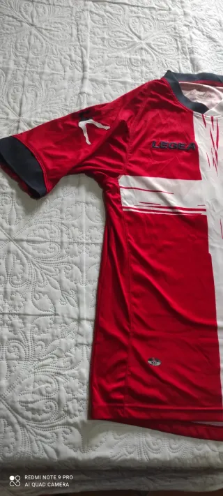 Maglia Calcio LEGEA Bianca Rossa