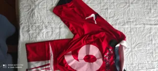 Maglia Calcio LEGEA Bianca Rossa