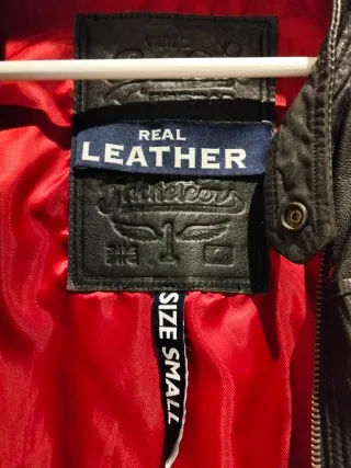 Chaqueta de cuero hombre Superdry Talla S