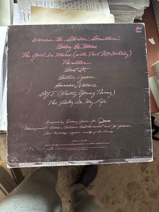Michael Jackson Thriller LP España 1982
