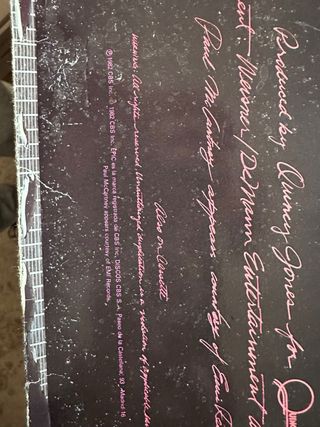 Michael Jackson Thriller LP España 1982