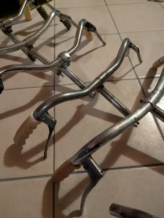 Manubrio Bicicletta Vintage Cromato