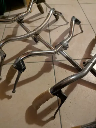 Manubrio Bicicletta Vintage Cromato