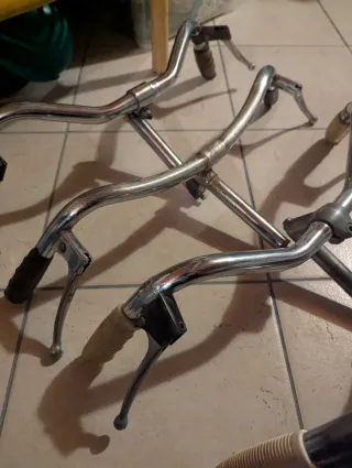 Manubrio Bicicletta Vintage Cromato