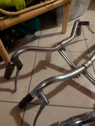 Manubrio Bicicletta Vintage Cromato