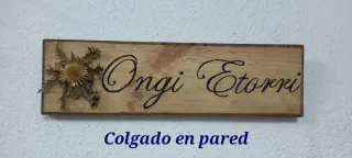 Letrero Ongi Etorri con Eguzkilore - 3 modelos