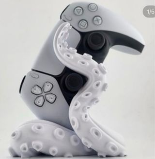 Soporte Mando PS5 Pulpo Blanco