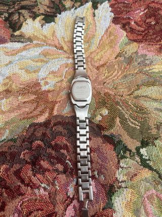 Reloj Cueci Vintage Brazalete Rosa Plata