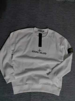 Maglioncino Stone Island Bianco