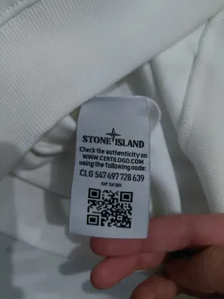 Maglioncino Stone Island Bianco