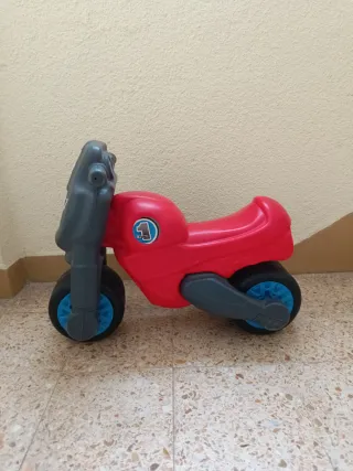 Moto de niño roja para 2-5 años