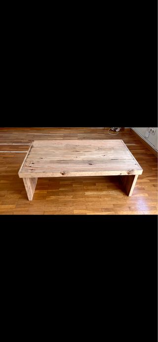 Mesa de centro madera natural