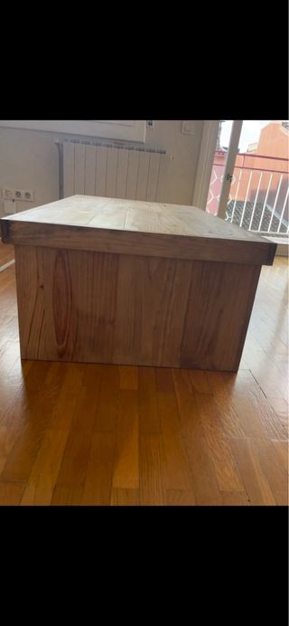 Mesa de centro madera natural