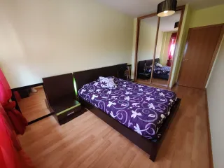 Dormitorio Tatami Wengue y Verde