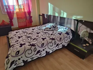 Dormitorio Tatami Wengue y Verde