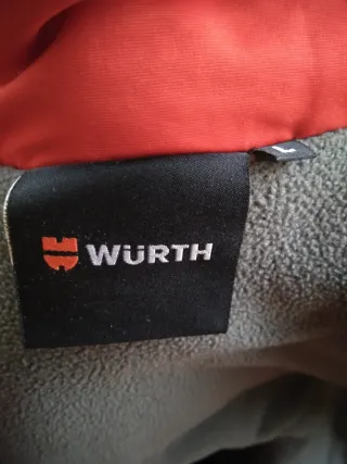 Chaqueta térmica Würth Roja Talla L