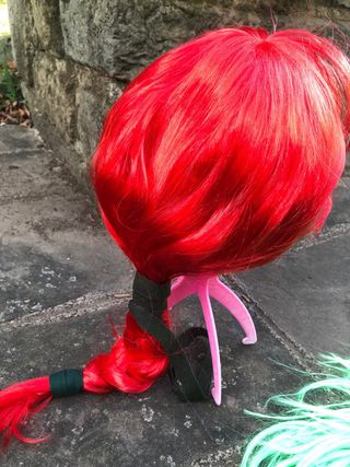 3 parrucche colorate per feste