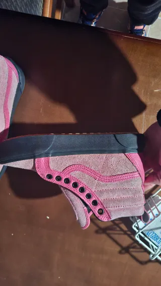 Zapatillas Vans rosas altas