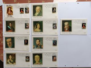 1973. SOBRES DE PRIMER DIA CON SELLOS ESPAÑA