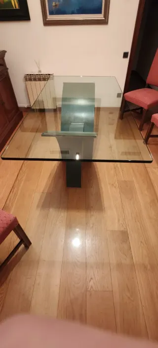 Mesa de cristal Valentí de diseño 180*90