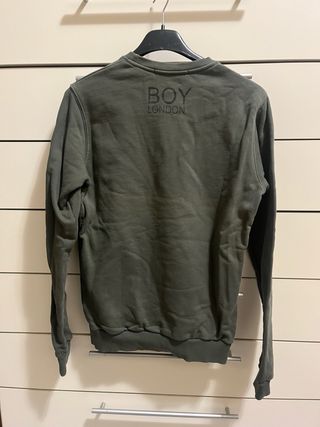 Felpa Boy London verde oliva taglia S