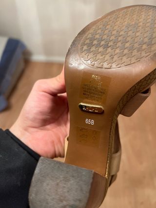 Sandalias Ralph Lauren Beige - Usadas dos veces