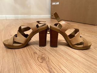 Sandalias Ralph Lauren Beige - Usadas dos veces