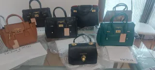 Borsa a tracolla Victor & Hugo nera