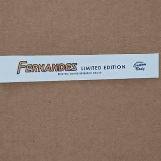 #48#Decal Fernándes Limited Edition