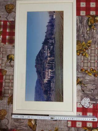 Cornice con vetro e fotografia