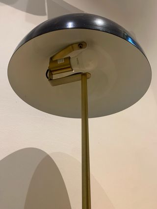 Lámpara Glam Zara Home azul marino y dorado