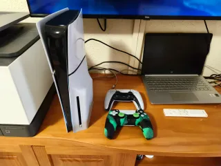 Consola PlayStation 5 Slim 1TB Blanca 2 MANDOS.