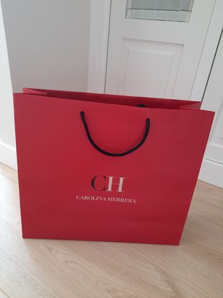 Bolsa Papel Carolina Herrera Roja