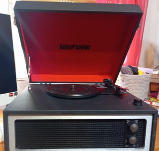 Tocadiscos RetroSpiler 3 velocidades