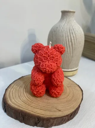 Vela artesanal oso aromática