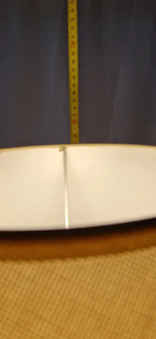 Lampada in ceramica decorata blu e bianca