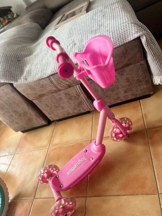 Lote 2 bicis infantiles y patinete 3 ruedas