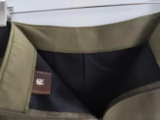 Falda SKFUNK patchwork verde y negro