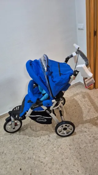 Carro de bebé Jane azul sin estrenar