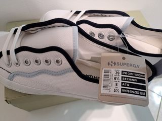 Superga Tela Bianca Tg. 39 Nuove