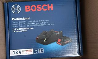 Cargador y Batería Bosch 18V 4.0Ah Sin abrir!!!