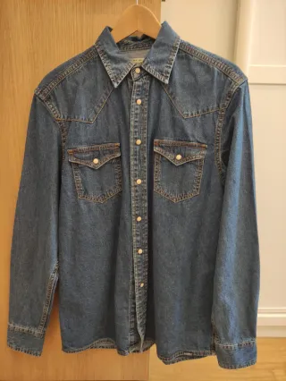 Camisa Vaquera Pull&Bear Talla S/36 Sin Estrenar