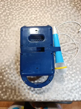 Karaoke Infantil Blanco y Azul