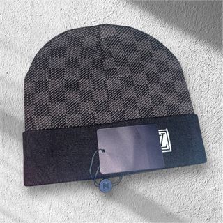 Cappello Lana Grigio Nero Nuovo