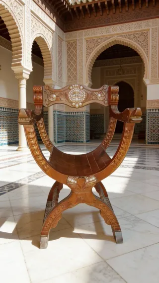 tres Jamugas Silla Castellana Madera Tallada